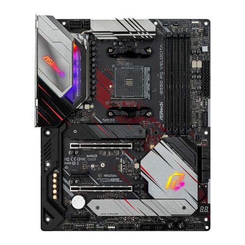 Asrock B550 PHANTOM GAMING VELOCITA, AMD B550, AM4, ATX, 4 DDR4, HDMI, XFire, 2.5GB LAN, PCIe4, RGB Lighting, M.2