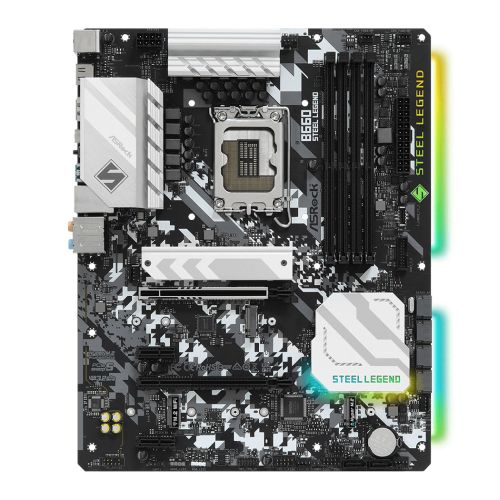 Asrock B660 STEEL LEGEND, Intel B660, 1700, ATX, 4 DDR4, HDMI, DP, PCIe5, 2.5G LAN, RGB, 2x M.2