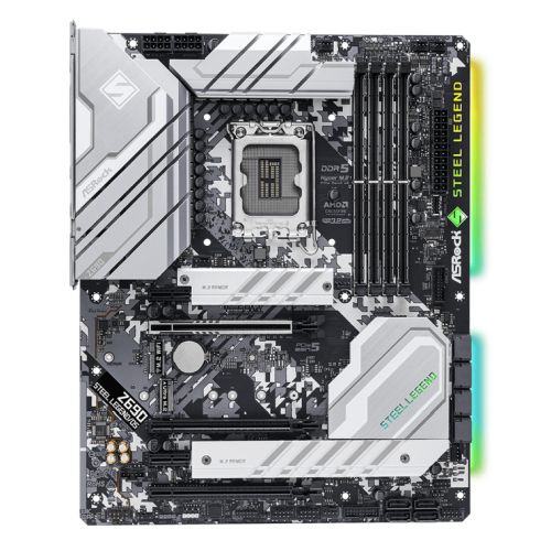 Asrock Z690 STEEL LEGEND/D5, Intel Z690, 1700, ATX, 4 DDR5, HDMI, DP, PCIe5, 2.5GB LAN, RGB, 3x M.2