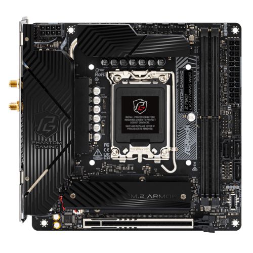 Asrock Z790I LIGHTNING WIFI, Intel Z790, 1700, Mini ITX, 2 DDR5, HDMI, DP, Wi-Fi 6E, 2.5G LAN, PCIe5, 2x M.2