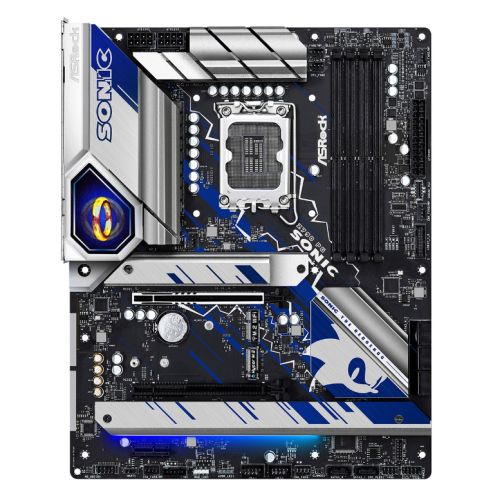 Asrock Z790 PG SONIC, Intel Z790, 1700, ATX, 4 DDR5, HDMI, DP, 2.5G LAN, PCIe5, RGB, 5x M.2, Animated Sonic Ring