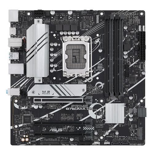 Asus PRIME B760M-A D4-CSM - Corporate Stable Model, Intel B760, 1700, Micro ATX, 4 DDR4, 2 HDMI, DP, 2.5G LAN, PCIe4, 2x M.2