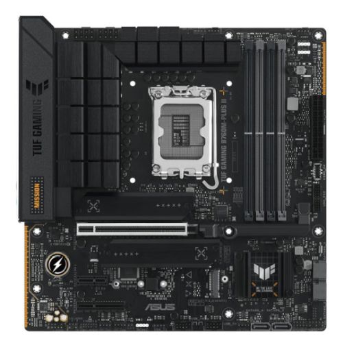 Asus TUF GAMING B760M-PLUS II, Intel B760, 1700, Micro ATX, 4 DDR5, HDMI, DP, 2.5G LAN, PCIe5, 3x M.2