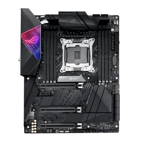 Asus ROG STRIX X299-E GAMING II, Intel X299, 2066, ATX, 8 DDR4, SLI/XFire, AX Wi-Fi, RGB Lighting, 2.5GB LAN, M.2