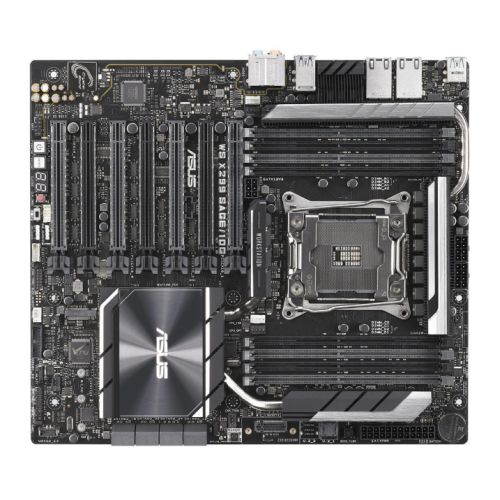 Asus WS X299 SAGE/10G, Workstation, Intel X299, 2066, CEB, DDR4, 7 x PCIe, U.2, Dual 10G LAN, M.2