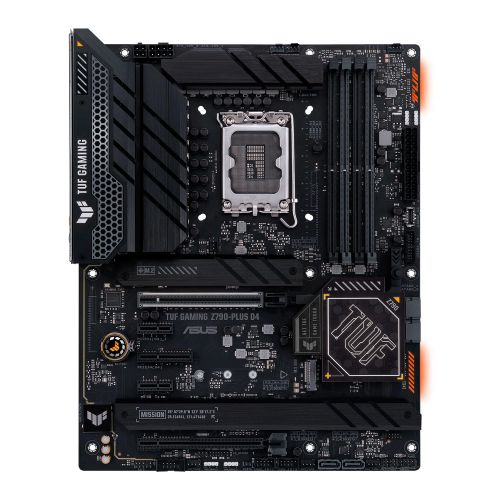 Asus TUF GAMING Z790-PLUS D4, Intel Z790, 1700, ATX, 4 DDR4, HDMI, DP, 2.5G LAN, PCIe5, RGB, 4x M.2