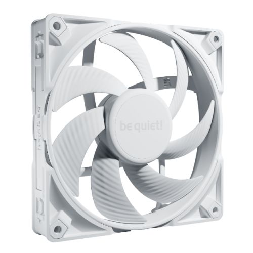 Be Quiet! (BL119) Silent Wings Pro 4 14cm PWM Case Fan, White, Up to 2400 RPM, 3x Speed Switch, Fluid Dynamic Bearing