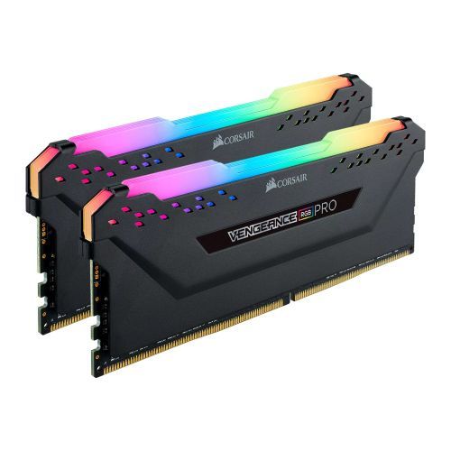 Corsair Vengeance RGB Pro 16GB Kit (2 x 8GB), DDR4, 3600MHz (PC4-28800), CL18, XMP 2.0