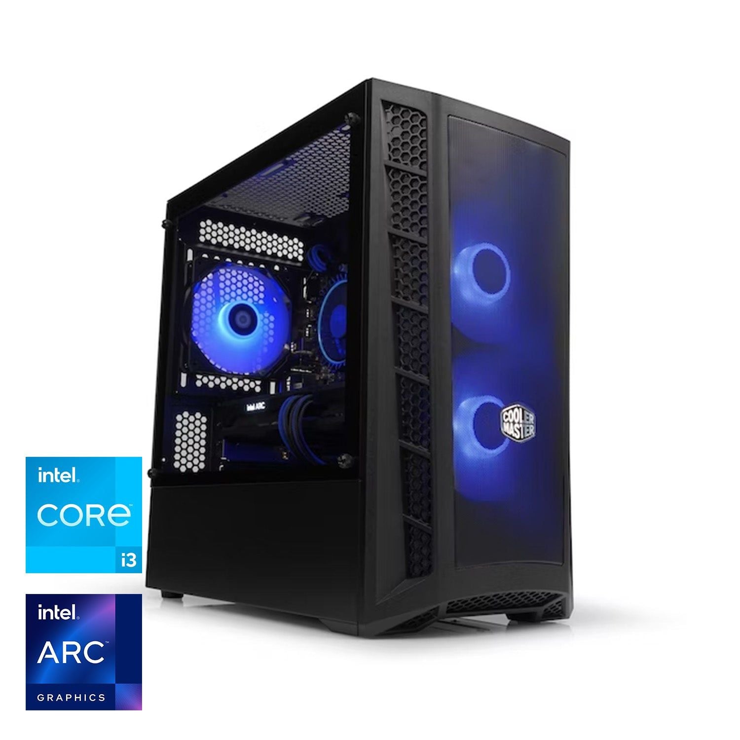 OVERCLOCK Arc 3 - PC Gaming Intel Core i3 12100f, 16gb ddr4 3200mhz, 1tb, Intel ARC A750 8g gddr6, Win 11 Pro - OVERCLOCK Computer