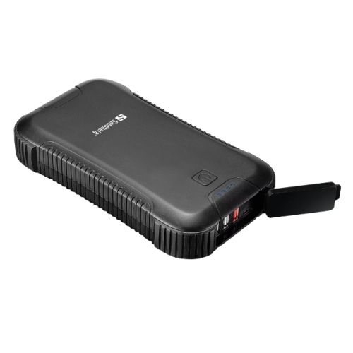 Sandberg (420-48) Survivor PD 45W 30000mAh Outdoor Powerbank, 1x USB-C 45W, 3x USB-A (1 QC 3.0), Power-Through, IP66, Flashlight, 5 Year Warranty