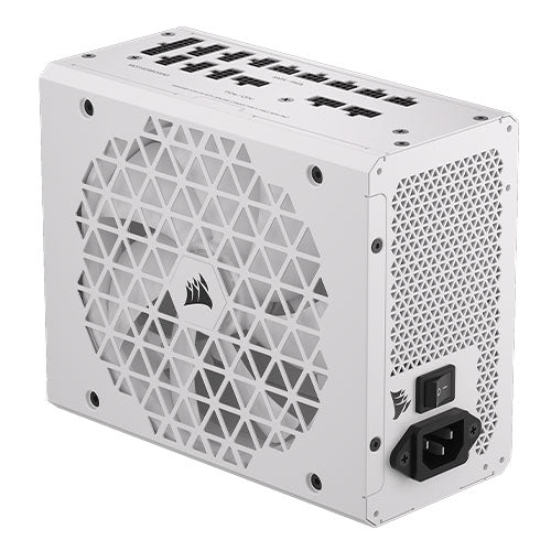 Corsair 1000W RMx SHIFT Series RM1000x PSU, Fluid Dynamic Fan, Fully Modular, 80+ Gold, ATX 3.0, PCIe 5.0, White