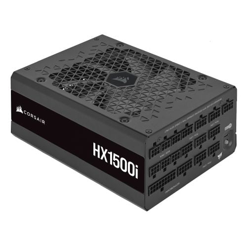 Corsair 1500W HX1500i V2 PSU, Fluid Dynamic Fan, Fully Modular, Ultra-Low Noise, 80+ Platinum, ATX 3.0, PCIe 5.0