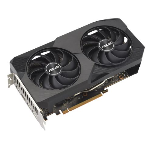 Asus DUAL RX6600 V2, 8GB GDDR6, PCIe4, HDMI, 3 DP, 2491MHz Clock