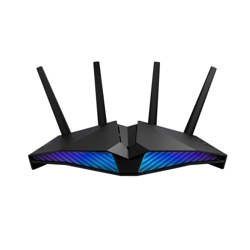 Asus (DSL-AX82U) AX5400 Wireless ADSL/VDSL2 Dual Band RGB Wi-Fi 6 Router, 802.11ax, AiMesh, Lifetime Free Internet Security