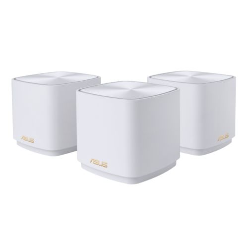 Asus AX5400 (ZenWiFi XD5) AX3000 Dual Band Mesh Wi-Fi 6 System, 3 Pack, GB LAN, GB WAN, 160MHz Bandwidth, AiMesh, AiProtection, White