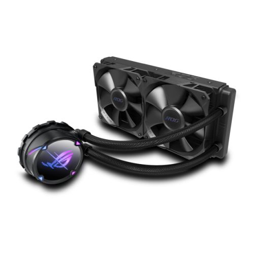 Asus ROG STRIX LC II 240 Liquid CPU Cooler, 240mm, 2 x PWM Fans, ARGB Pump Cover